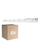 Multipack 6x Ledvance Réglette LED Étanche Imperméable 58W 8000lm - 865 Lumière Du Jour | 150cm