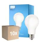 Multipack 10x Philips Corepro LED Ampoule E27 Poire Dépolie 13W 2000lm - 827 Blanc Très Chaud | Équivalent 120W