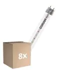 Multipack 8x Osram Tube LED T8 Fluora (EM/Direct 230V) Standard Output 15W 1150lm - 825 Blanc Très Chaud | 120cm - Équivalent 36W