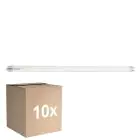 Multipack 10x Sylvania ToLEDo Superia T8 Tube LED T8 (EM/Direct 230V) Ultra Efficiency 22.2W 4100lm - 840 Blanc Froid | 150cm - Équivalent 58W