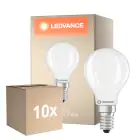 Multipack 10x Ledvance Classic LED E14 Boule Filament 5.9W 806lm - 827 Blanc Très Chaud | Dimmable - Équivalent 60W